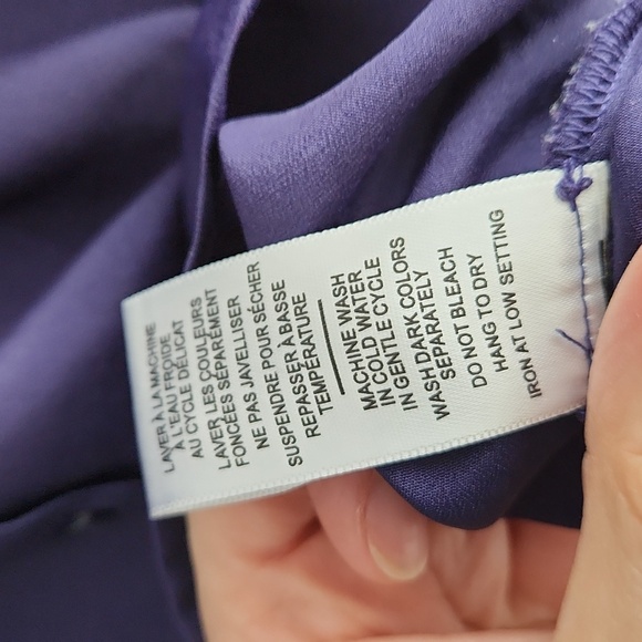 Jacob purple oversized blouse - Picture 9 of 9